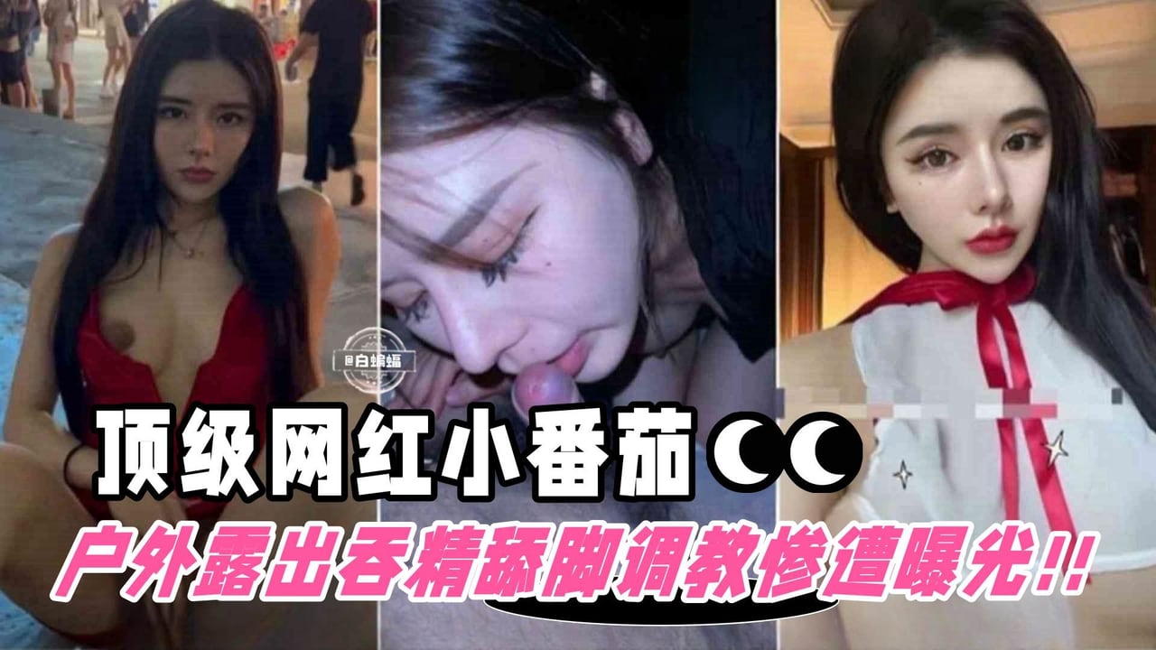 [FC2-PPV-123456] 顶流网红小番茄被包养调教，户外露出舔脚吞精惨遭粉丝曝光