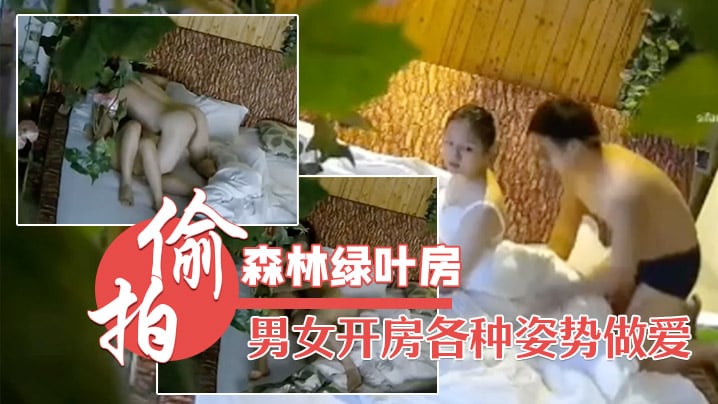 森林绿叶房高清偷拍两对男女开房各种姿势做爱.